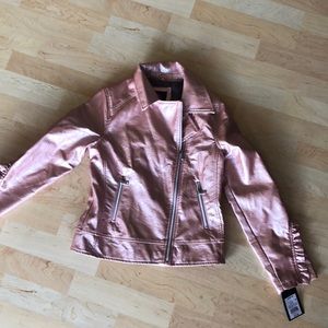 NWT Girls Art Class leather jacket